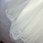 Windsor  Cream Lace Tulle Dress, Sleeveless Fit & Flare Formal Party L Photo 5