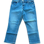 H&M NWT  Straight Leg Classic Denim Blue Jeans Button Fly Women Size 16 Photo 0