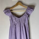 Abercrombie & Fitch abercrombie fitch Purple ruffle Flutter Sleeve Mini Dress Size XXS Photo 2