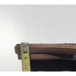 OKABEE FLIP FLOPS COPPER WITH Leopard print Tie SIZE ML 8/9 RARE USA Made Brown Photo 5