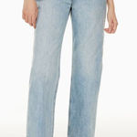 Aritzia Denim Forum The Joni High Rise Loose 29L in Blondie Bleu 26" Photo 0