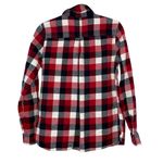 Woolrich  Plaid Red White Black Long Sleeve Button Down Flannel Shirt Photo 1