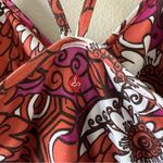 prAna  Magenta and Orange Floral Print Tank Top Photo 5