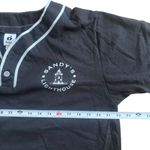 Badger Sport Baseball Jersey Men's L Retro Sportswear Athleisure Classic Blue Size L Photo 5