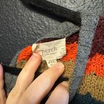Perch by Blu Pepper Vibrant Striped Sweater Size 2X Red Photo 1