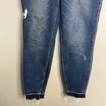Spanx Women's Pull On Skinny Jeans Size S Midrise Crop Ankle Distressed Raw Hem Photo 3