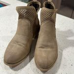 Short Brown Cowgirl Booties Size 7 Photo 0