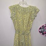 Downeast  yellow polka dot ruffle maxi summer dress Photo 4
