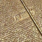 Vintage Jewlery AVON Glass White Cabochon Gold Tone Pin Brooch Photo 2