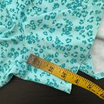 Reebok  Blue Green Floral Elastic Drawstring Waist Activewear Short Women's XL Photo 8