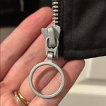 Puma Charcoal and Black Bomber Jacket, Size L Photo 4