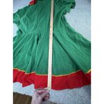 Women's Elf Costume Dress W/ Hat 3X Green Red Gold Trim Christmas Outfit NWT Photo 8