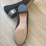 Coach ODELLA JACQUARD BLACK BOW ROUND TOE GUNMETAL GRAY HEELS 8M Photo 11