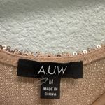 A.U.W Sequin Top size M rose gold color with lining Pink Size M Photo 2
