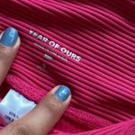 Year Of Ours  Neon Pink Ribbed Leggings Photo 1