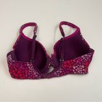 Victoria's Secret  Bra Body By Victoria Lined Demi Hearts Gem Pink Fuchsia Purple Photo 5