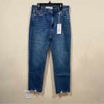 Just Black NWT  Denim The Vintage Straight Size  29 dark denim women’s raw hem Photo 4