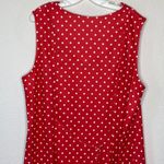 By Yakko Polka Dot‎ Dress Red Size L Photo 5