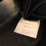 Chetta B Black Velvet Blouse Jacket Top NYC Real Mink Fur Cuff Crossover Photo 8