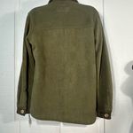 BLANK NYC  Green Fleece Long Sleeve Button Down Jacket Size XS NWT Photo 5