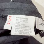 Eden Maids Bridesmaid Collection Black Halter Gown with crystals Size 6 NEW Photo 10