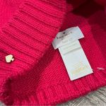 Kate Spade NEW “Hats Off” Bow Beanie/Winter Hat in Hot Pink Photo 4