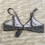 Xhilaration Black White Gingham Tank bikini Top Sz L Photo 4