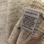 Habitat  Women’s Cream Scoop Neck Tunic Sweater Size Medium Photo 3