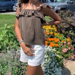 Sienna Sky Army Green Ruffle Tank Top Photo 1