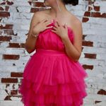 Missguided Misguided Pink Homecoming Hoco Dress Photo 0