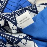 Yumi Kim Geometric Print V Neck Rolled Cuff Silk Romper size Small NWT Photo 6