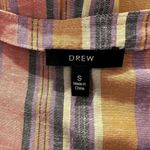 Anthropologie  DREW Linen Blend  Striped Cinched Waist Sun Dress EUC‎ S Photo 7