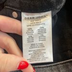 Dear John  Black Distressed Cropped Jeans Photo 3