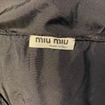 Miu Miu  Vintage Y2K Black‎ Silk Puff Sleeve Ruffled Top Size EU 42 doll goth Photo 1