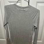 Aerie Offline by  Thumbs-up Ribbed Long Sleeve Grey Photo 2