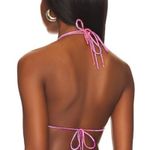 Camila Coelho  Ileana Swim Top in Pink Sparkle XS Photo 1