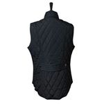 Westport Black Quilted Vest Zip Front Snap Pockets Padded Women's Size Large Photo 3