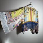 Johnny Was  Women SM Embroidered Kimono Duster Floral Open Front Pockets Cardigan Photo 8