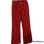 Ranch Dress’n Fallon Taylor Red Southwestern Print Wide Leg Jeans Size 27 Photo 0