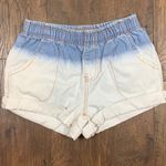 LF CARMAR Ombré Elastic Waist Jean Shorts Blue Size M Photo 0