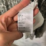 H&M Animal Print Pleated Skirt – Black/White | Size 6 Photo 3