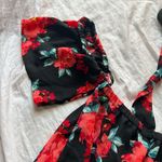 Forever 21 F21 floral choker blouse Photo 3