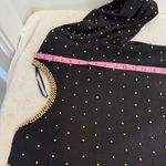 ET AL ,Woman 100 Wool Gold bead, studded vintage formal dress Size 10 Black Photo 10