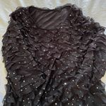 Essential New Years Eve : black starry night top Photo 1