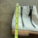 Vero Cuoio  OXS Women’s Cream Gray Leather Ankle Booties Sz 6.5 Photo 7