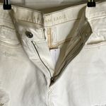 American Eagle AEO 90s Boyfriend Short NWT Cream Distressed Shorts Size 10 Photo 2