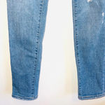 Levi's Levi’s 711 Skinny Jeans Light Wash Mid-rise Destructed Ripped Knee Photo 4