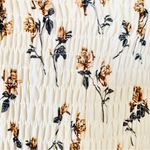 Jessakae Yellow, Brown & Green Floral Smocked Tiered Dress. Size XL Photo 5