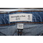 Abercrombie & Fitch  Curve Love The Dad High Rise Blue Light Wash Jeans Size 26 2 Photo 2