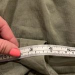 Loft  army green high rise paperbag cuffed hem shorts 0 Photo 6